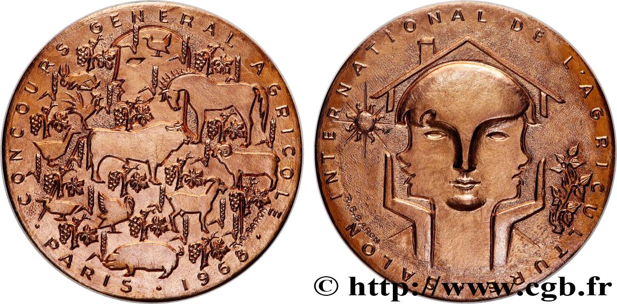 V REPUBLIC Médaille, Concours général agricole AU