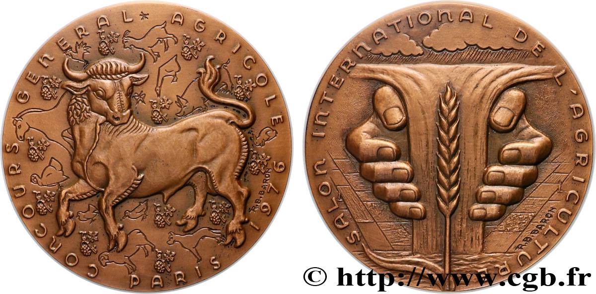 CINQUIÈME RÉPUBLIQUE Médaille, Concours général agricole SUP