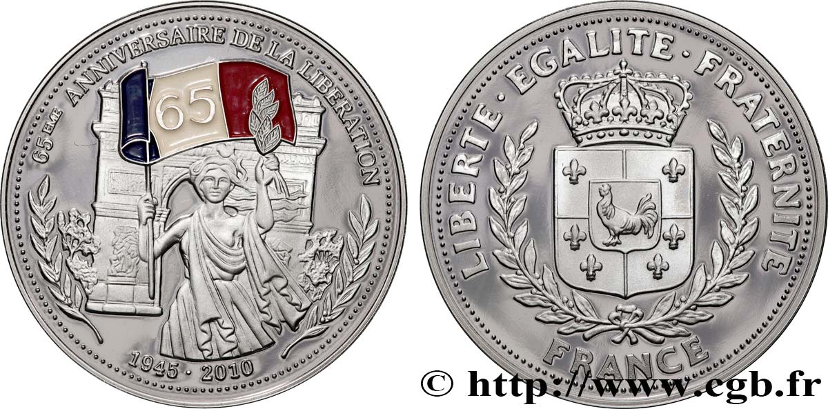 CINQUIÈME RÉPUBLIQUE Médaille, 50e anniversaire de la libération SPL