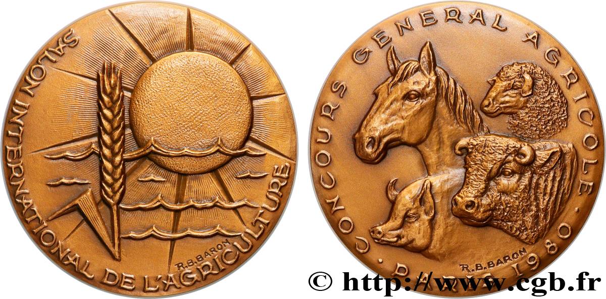 V REPUBLIC Médaille, Concours général agricole AU