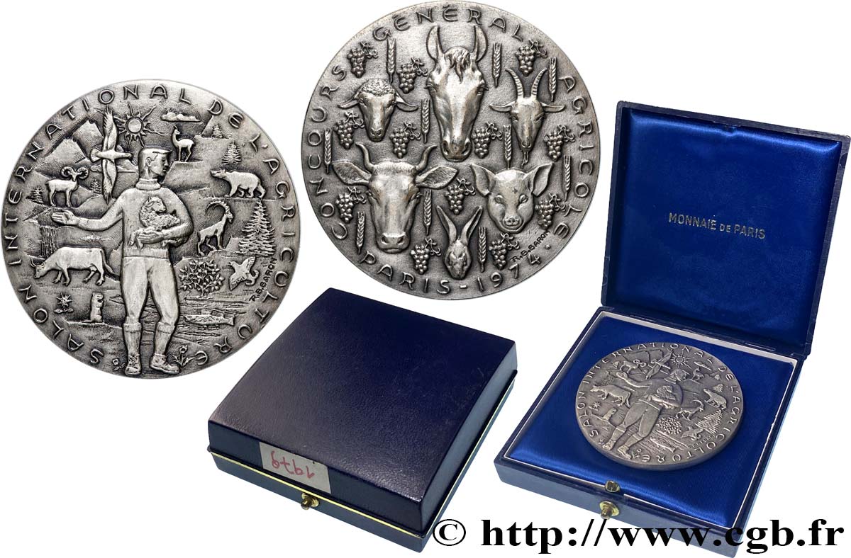CINQUIÈME RÉPUBLIQUE Médaille, Concours général agricole SUP