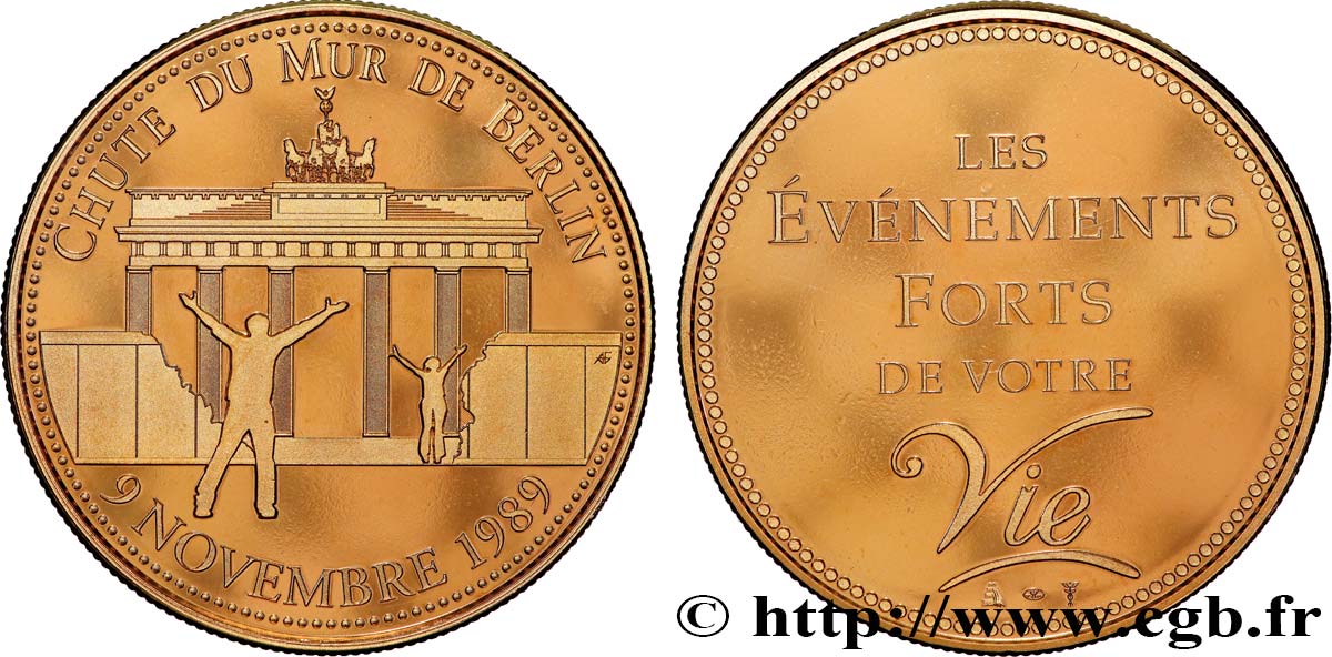 GERMANIA Médaille, Chute du mur de Berlin SPL