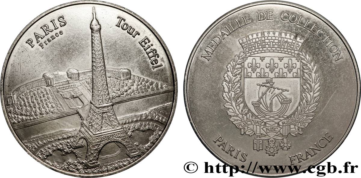 MONUMENTS ET HISTOIRE Médaille, Paris Tour Eiffel TTB+