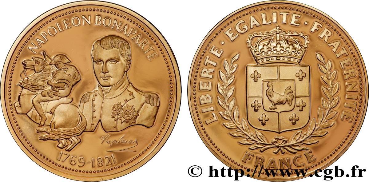 
I NOSTRI GRANDI UOMINI Médaille, Napoléon Bonaparte MS