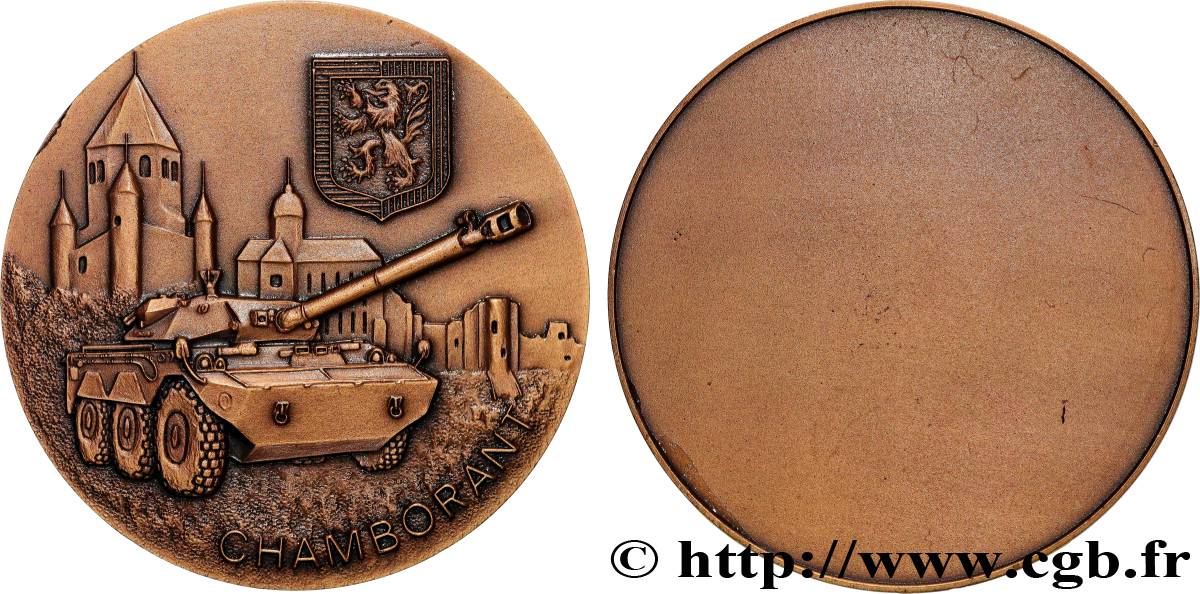CINQUIÈME RÉPUBLIQUE Médaille, Chamborant, 2eme régiment des Hussard SUP