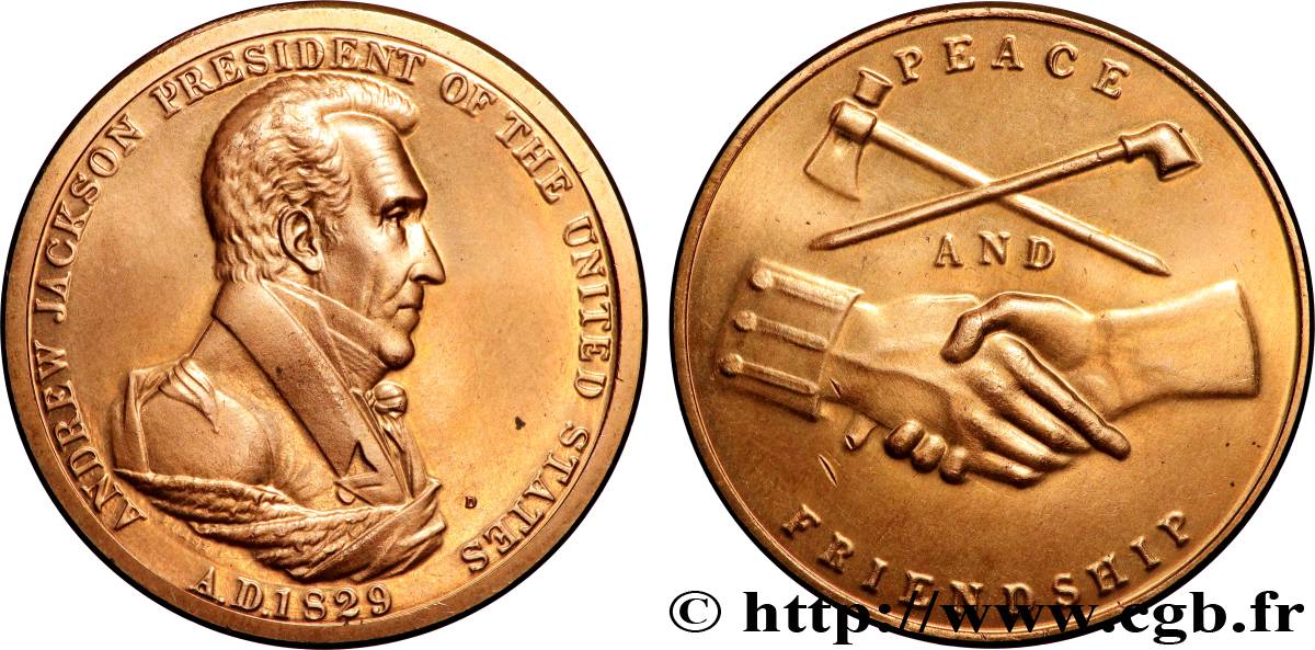 UNITED STATES OF AMERICA Médaille, Andrew Jackson AU