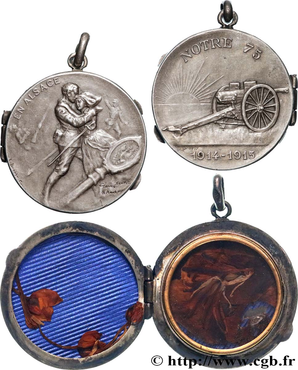 TROISIÈME RÉPUBLIQUE Médaille, En Alsace, Notre 75 TTB+