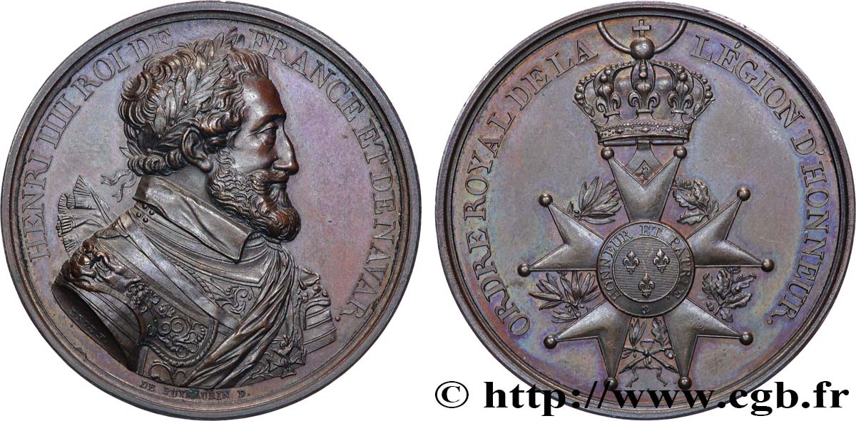 LOUIS XVIII Médaille, Ordonnance royale relative aux changements adoptés dans la Légion d’honneur MS