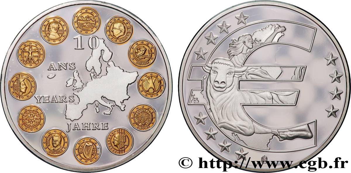EUROPE Médaille, 10 ans de l’Euro SUP+