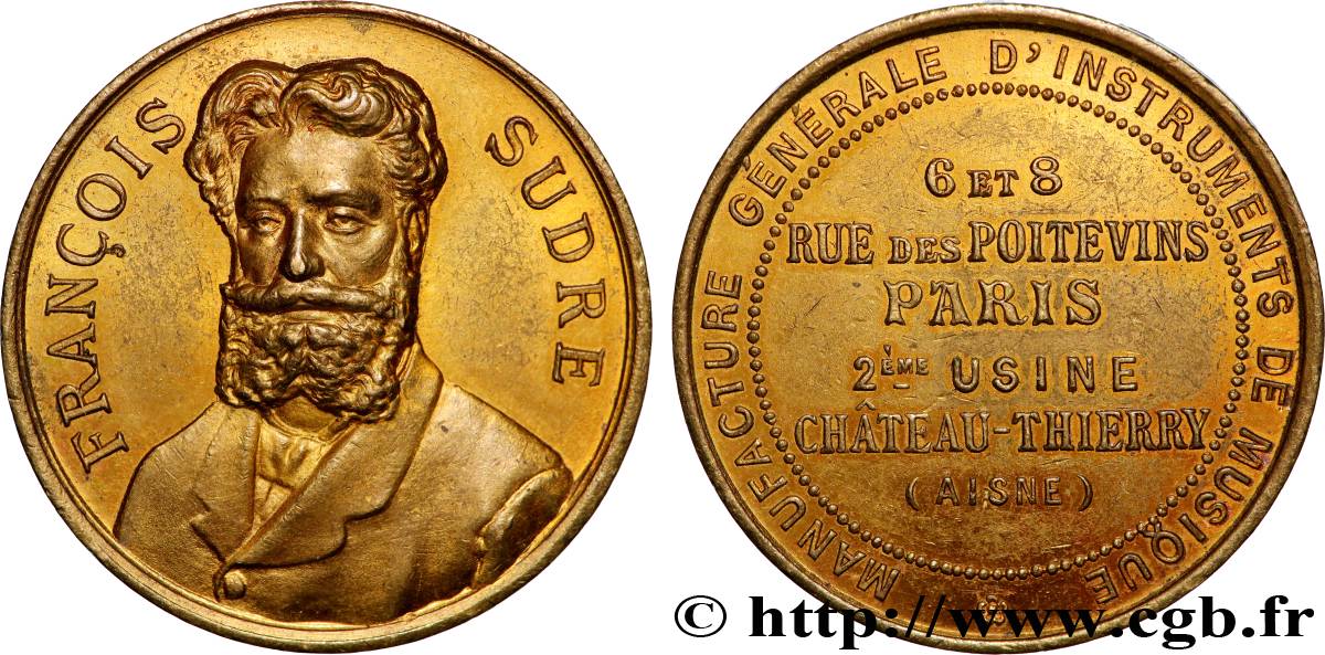 ARTISTS : DANCERS, MUSICIANS Médaille, Manufacture générale d’instruments de musique AU