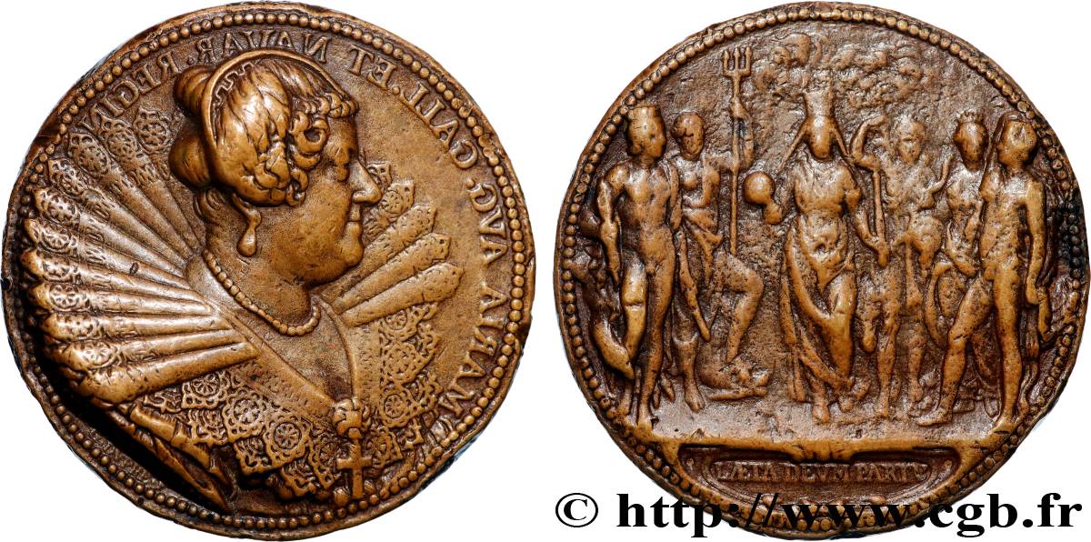MARIE DE MÉDICIS Fonte, Marie de Médicis et ses enfants SS/fSS