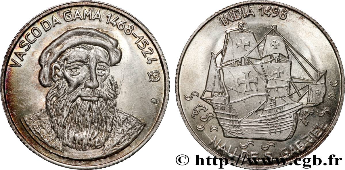 PORTUGAL Médaille, Vasco Da Gama TTB+