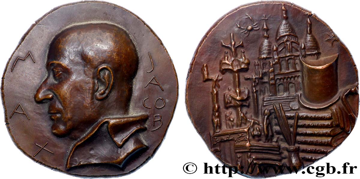 IV REPUBLIC Médaille, Max Jacob AU