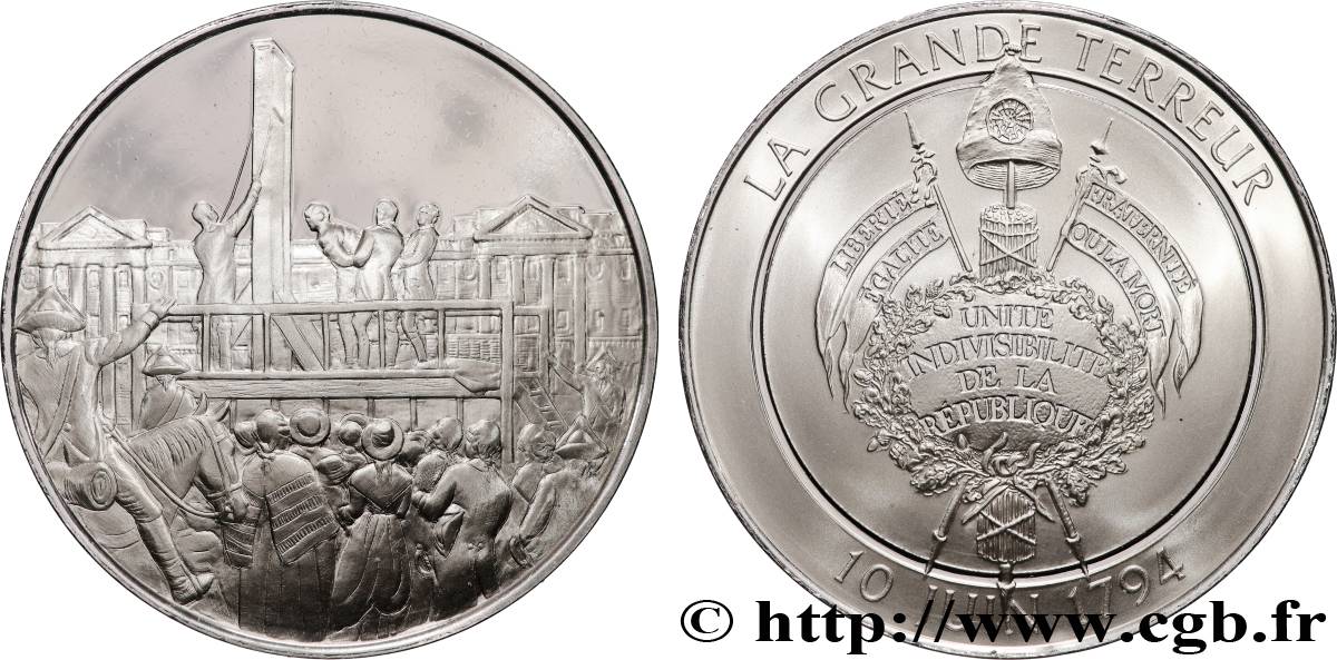 CINQUIÈME RÉPUBLIQUE Médaille, La Grade Terreur SPL