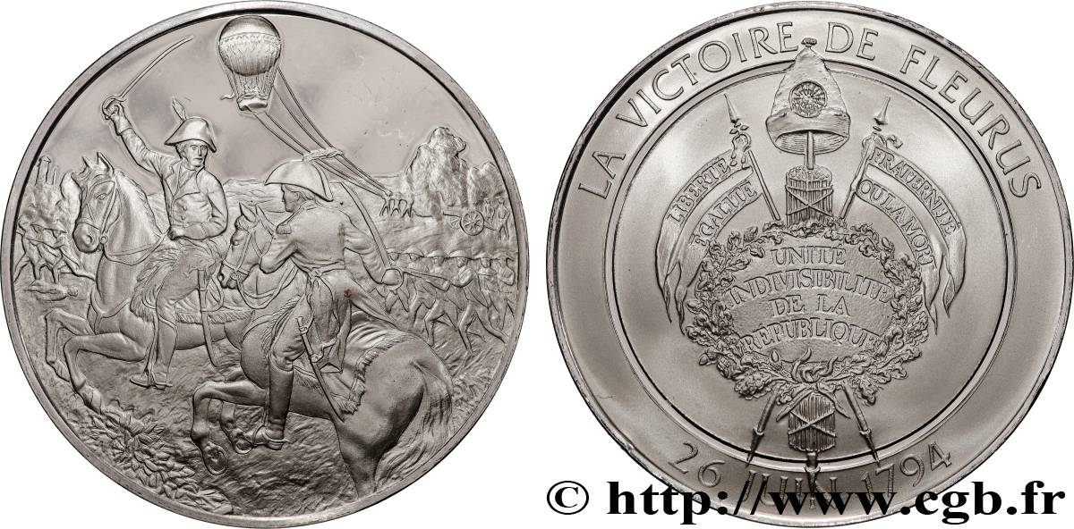 V REPUBLIC Médaille, La victoire de Fleurus MS