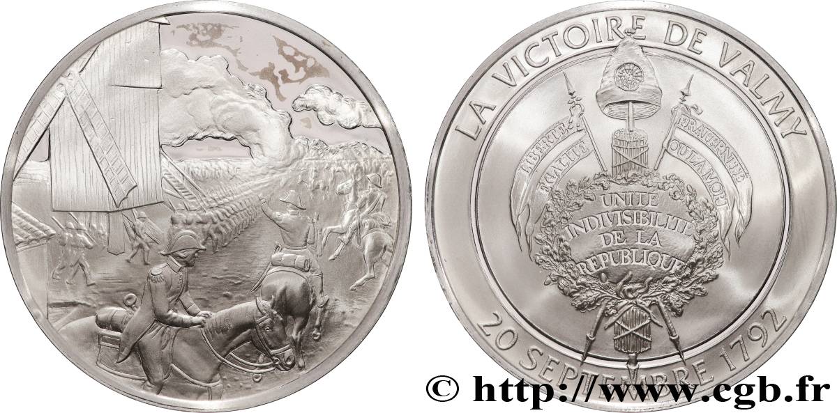 V REPUBLIC Médaille, La victoire de Valmy AU