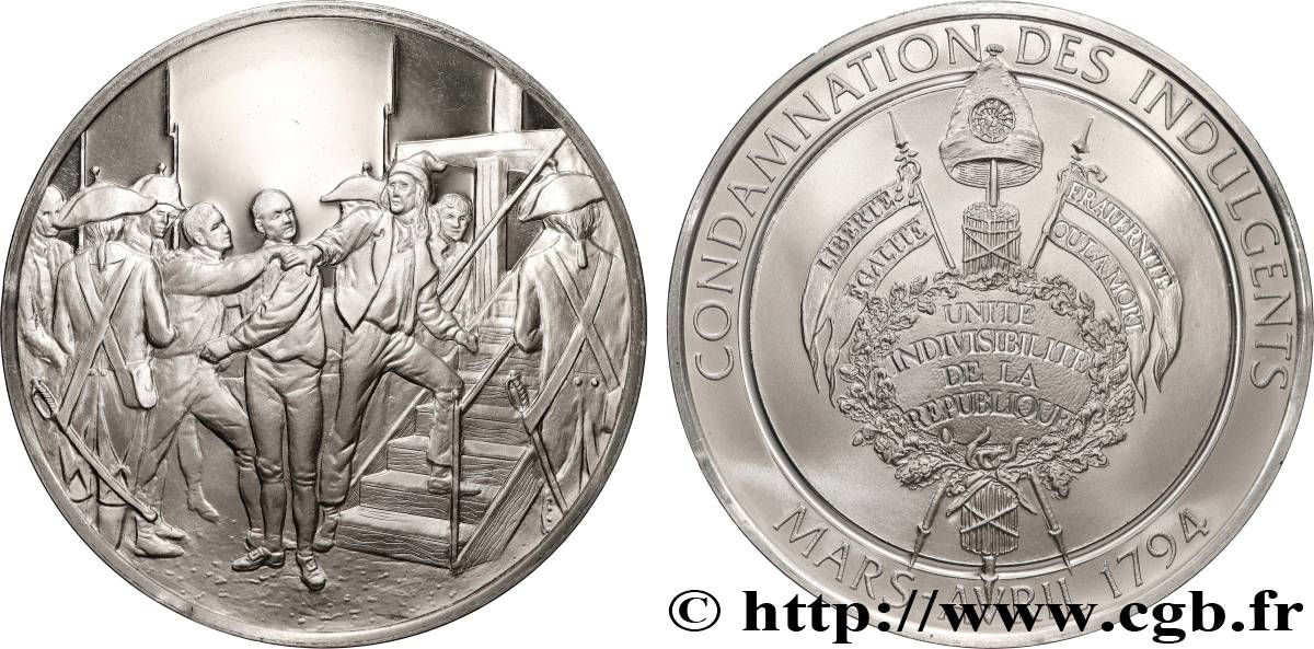 V REPUBLIC Médaille, Condamnation des indulgents MS