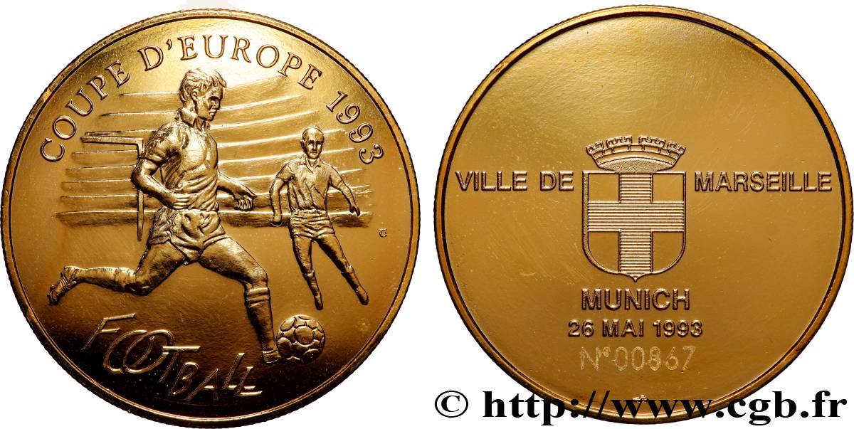 CINQUIÈME RÉPUBLIQUE Médaille, Coupe d’Europe, Munich, n°00867 SUP