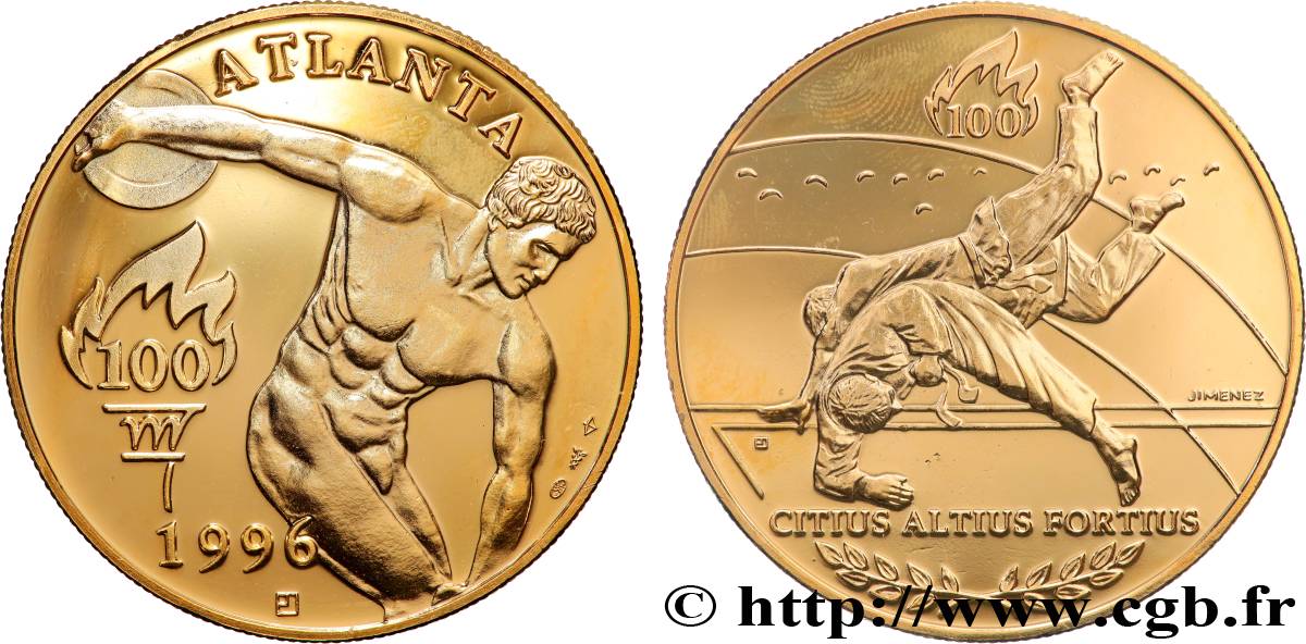 OLYMPIC GAMES Médaille, Jeux Olympiques d été d Atlanta, Judo AU