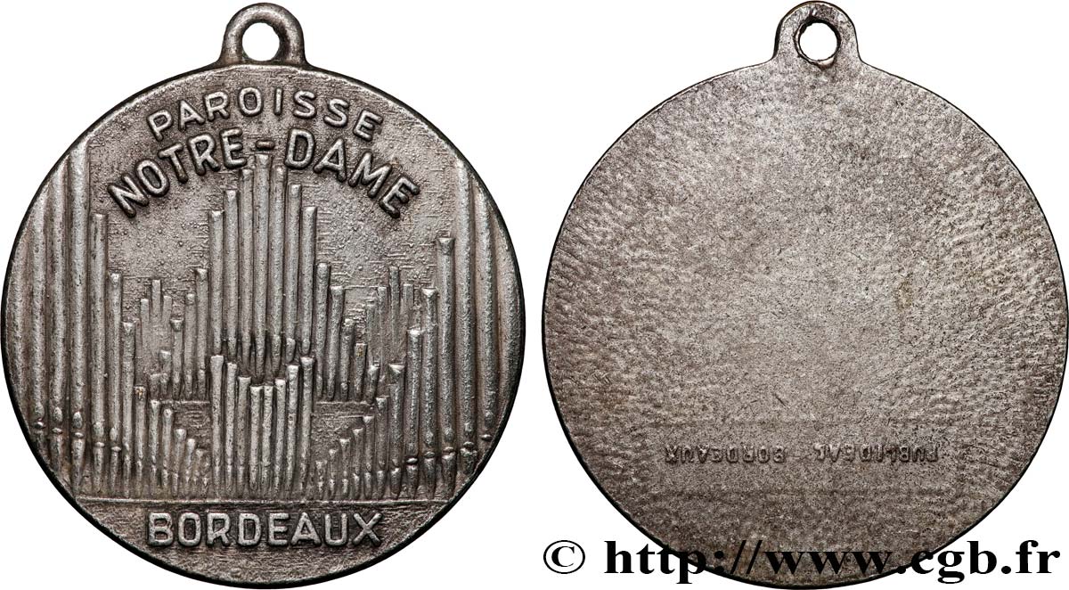 RELIGIOUS MEDALS Médaille, Paroisse de Notre-Dame XF