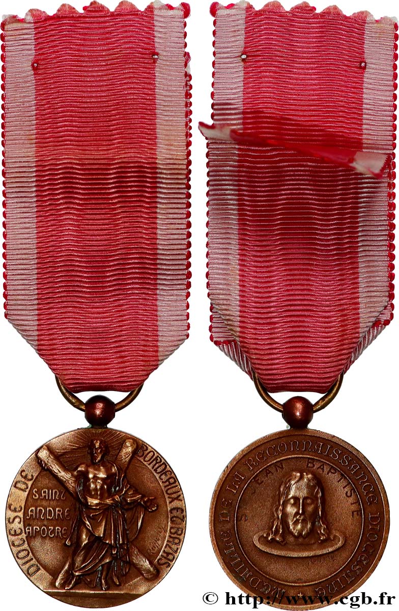 RELIGIOUS MEDALS Médaille, Reconnaissance diocésaine AU