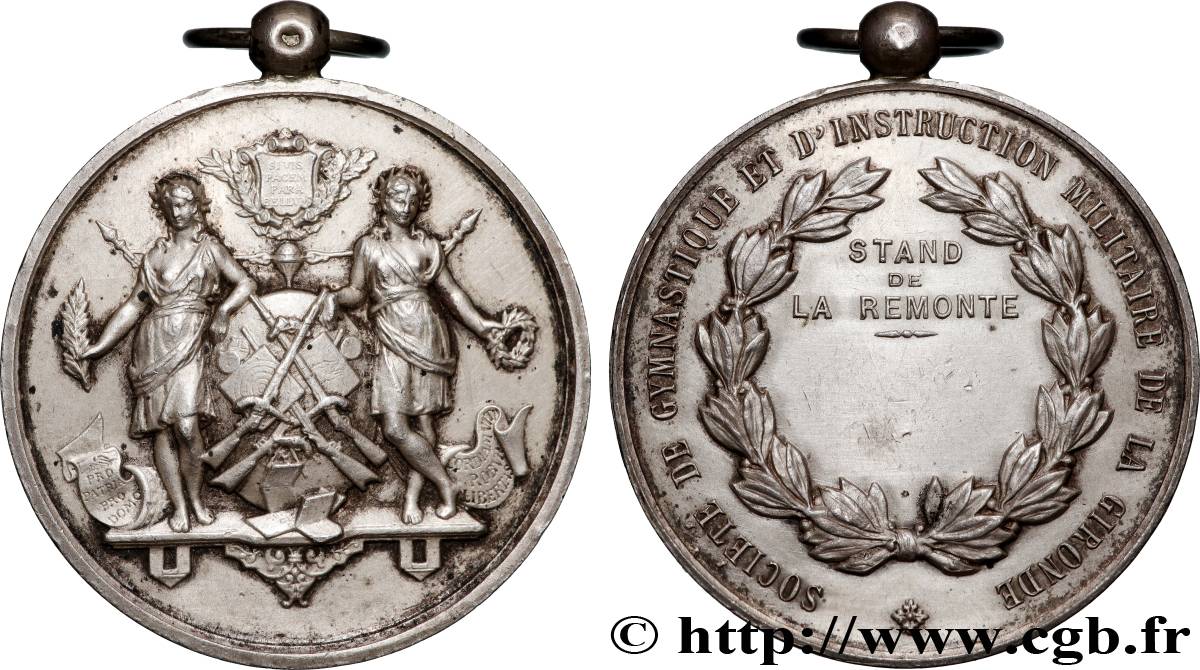 SPORTS Médaille, Société de gymnastique et d’instruction militaire fVZ