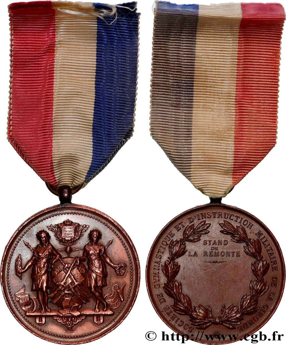 SPORTS Médaille, Société de gymnastique et d’instruction militaire SS/fVZ