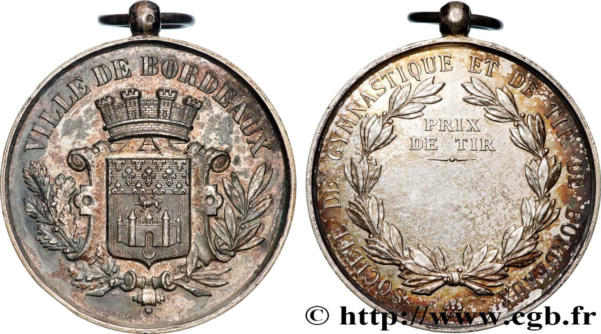 SPORTS Médaille, Société de gymnastique et de tir SS/fVZ