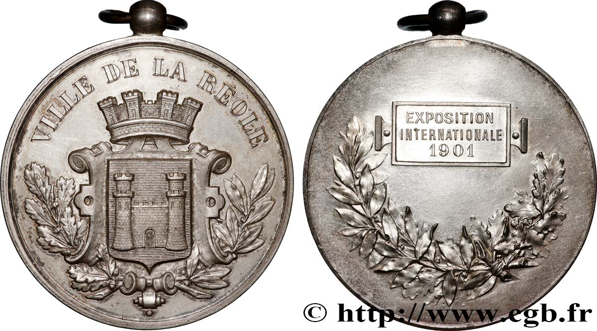 III REPUBLIC Médaille, Exposition nationale AU