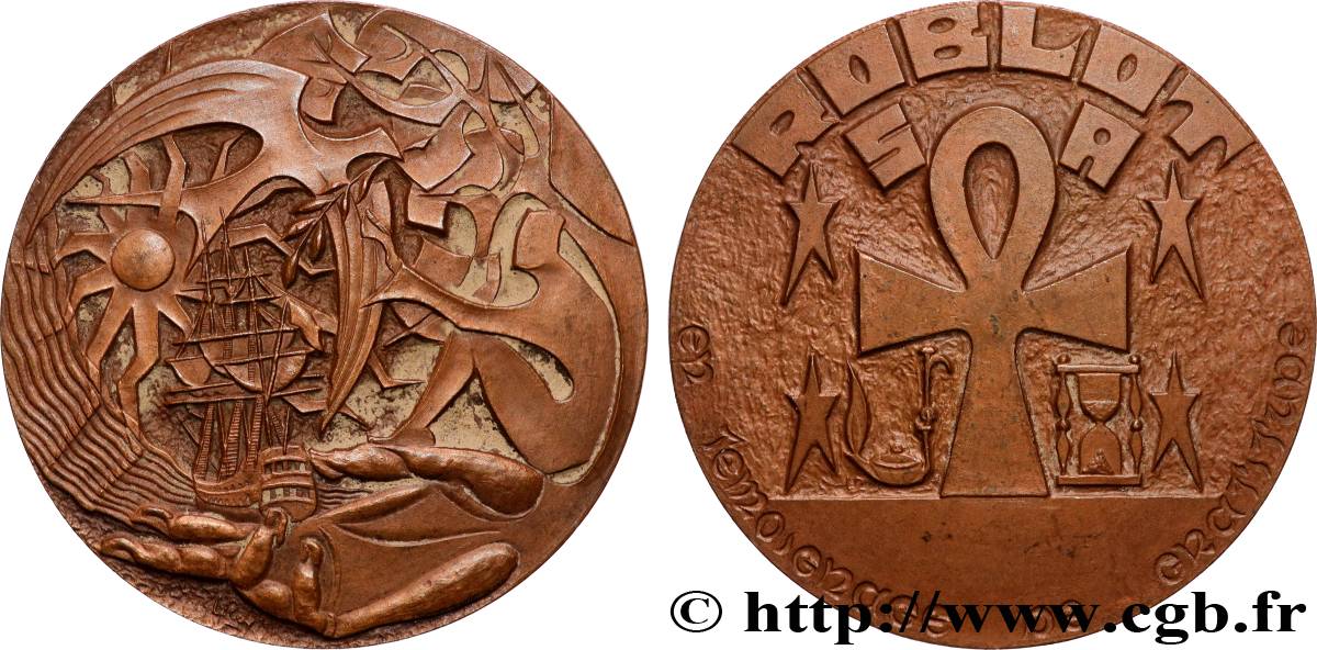 CINQUIÈME RÉPUBLIQUE Médaille, Roblot, Témoignage de gratitude TTB+