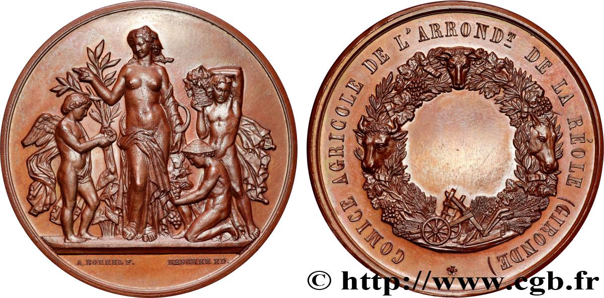 TROISIÈME RÉPUBLIQUE Médaille, Comice agricole SUP