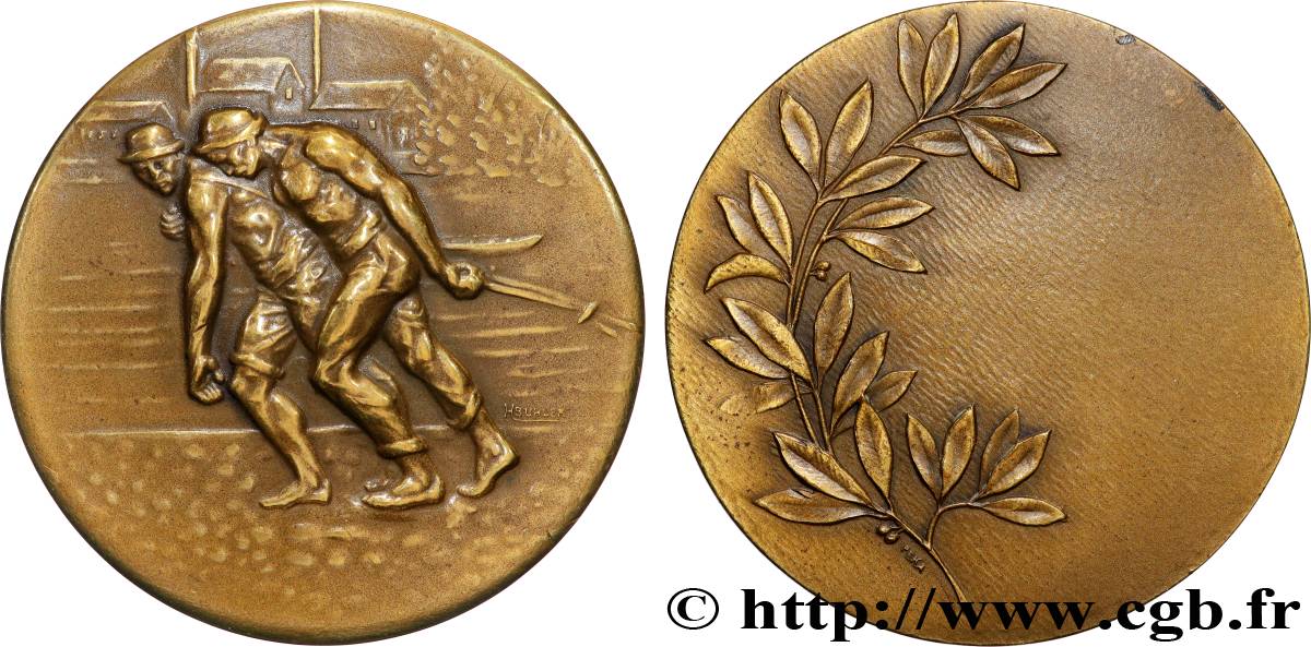 SUISSE Médaille, Traînants ou tireurs de péniches SS