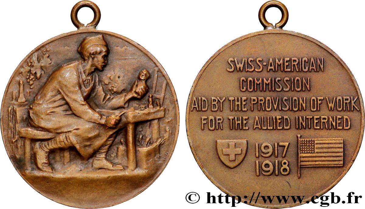 SUISSE Médaille, Commission d’aide suisse-américaine TTB