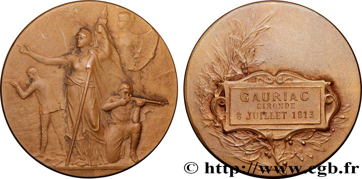 DRITTE FRANZOSISCHE REPUBLIK Médaille, Tir fVZ