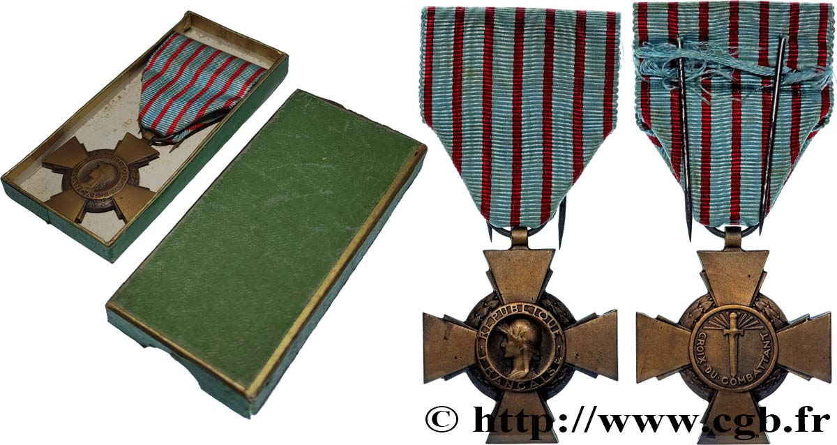 III REPUBLIC Croix du combattant AU