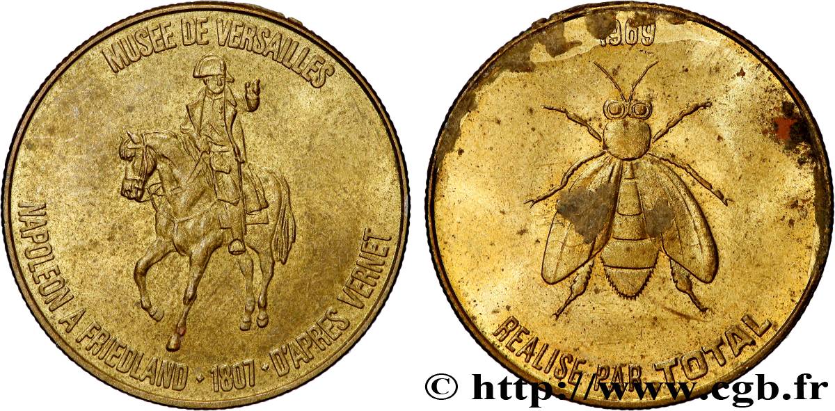 V REPUBLIC Médaille, Château de Versailles, Réalisé par total VF