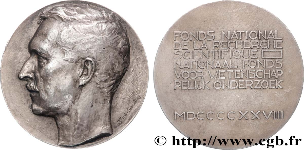 BELGIQUE Médaille, Fonds National de la recherche scientifique SUP