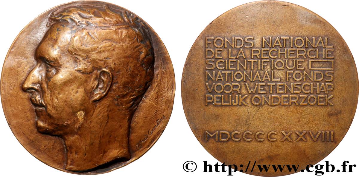 BELGIUM Médaille, Fonds National de la recherche scientifique XF