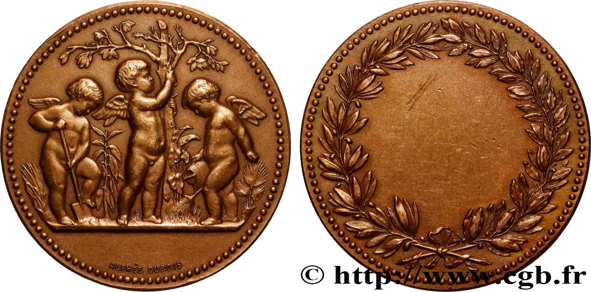 SOCIÉTÉS D AGRICULTURE, HORTICULTURE, PÈCHE ET CHASSE Médaille, Horticulture fVZ