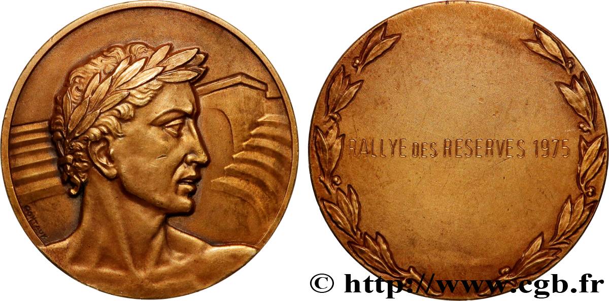 CINQUIÈME RÉPUBLIQUE Médaille, Rallye des réserves TTB