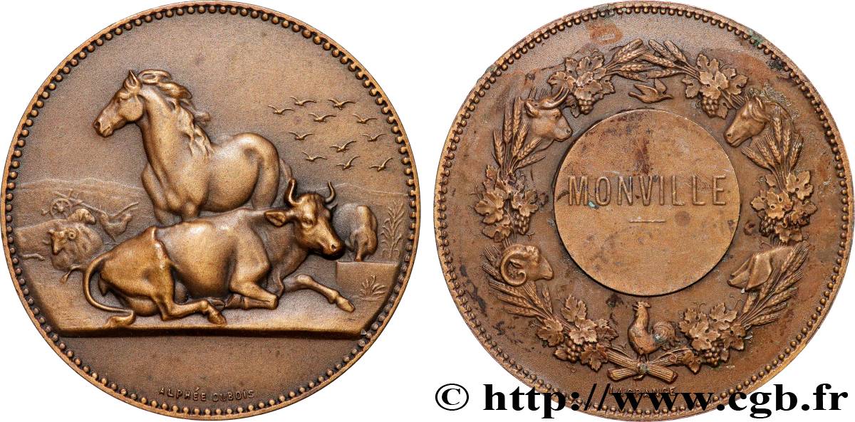 TROISIÈME RÉPUBLIQUE Médaille de récompense TTB+/TTB