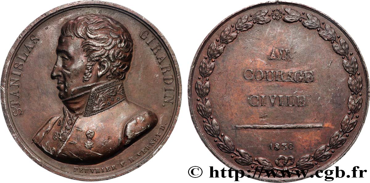 KARL X Médaille, Louis Stanislas de Girardin SS