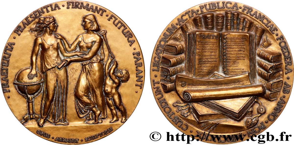 V REPUBLIC Médaille, Traité de 1680 AU