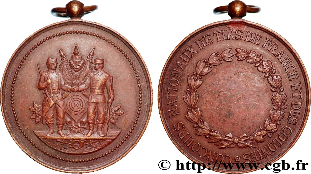 III REPUBLIC Médaille, Concours de tir XF