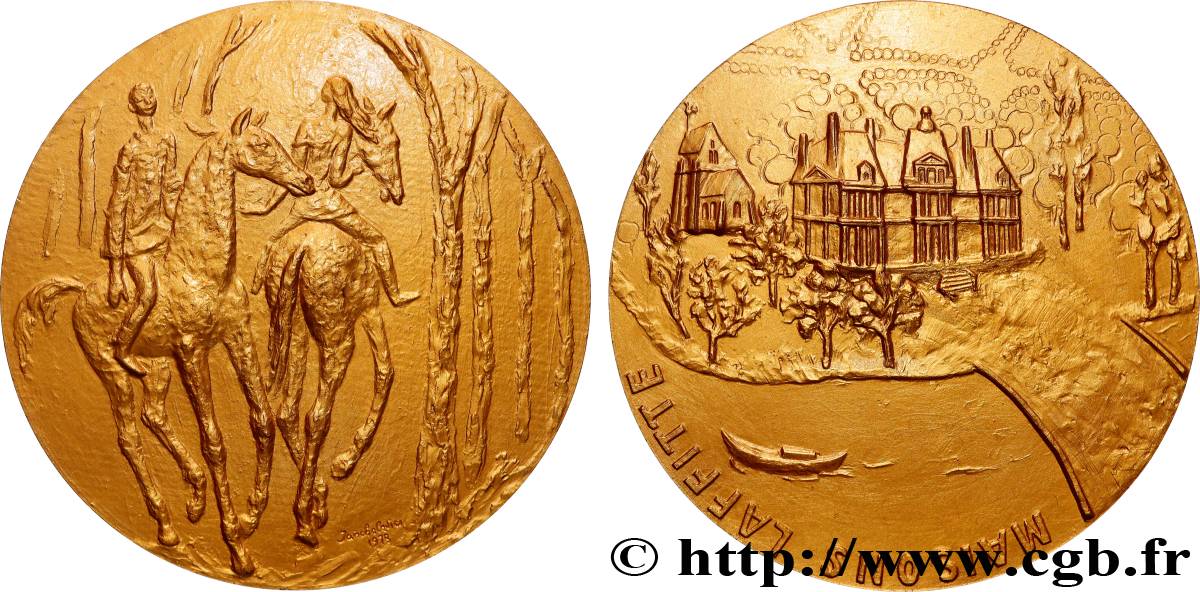QUINTA REPUBBLICA FRANCESE Médaille, Maisons Laffite SPL