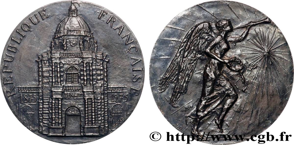 CINQUIÈME RÉPUBLIQUE Médaille, Centenaire du Sénat SUP