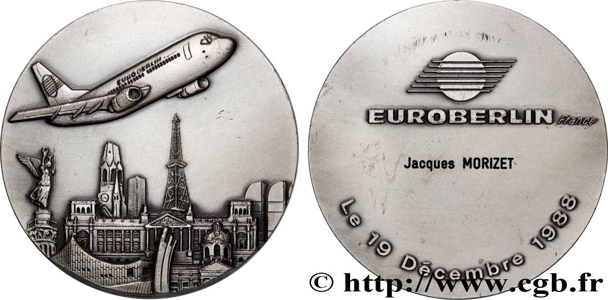 QUINTA REPUBBLICA FRANCESE Médaille, Euro-Berlin SPL/q.SPL
