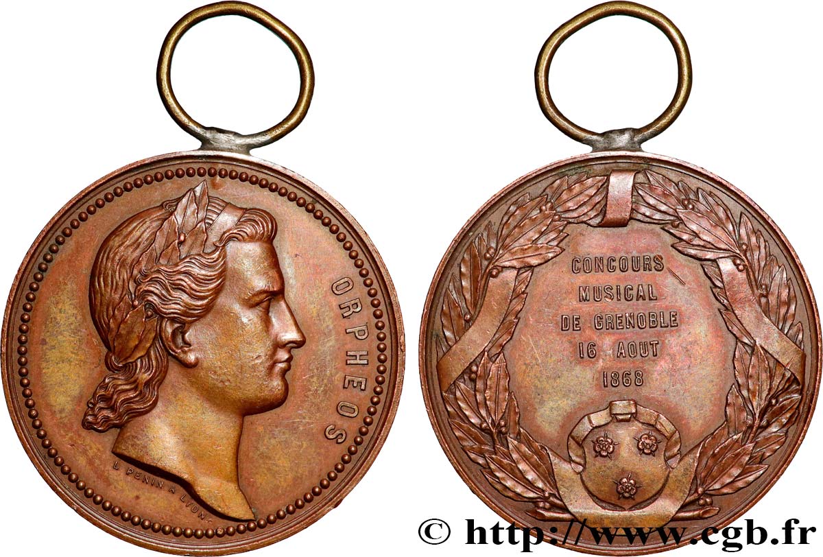 SECOND EMPIRE Médaille, Concours musical XF