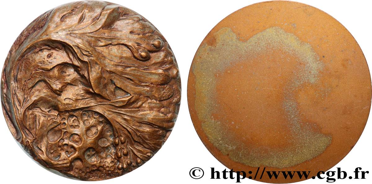 CINQUIÈME RÉPUBLIQUE Médaille, Algues par Pierre Dauphin TTB+