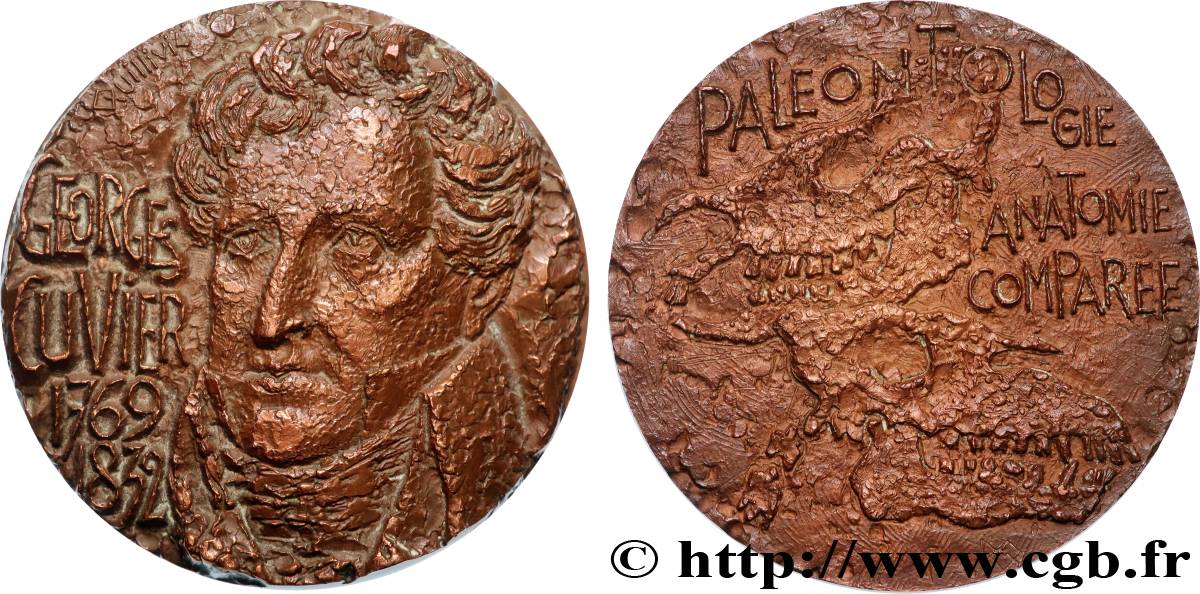 SCIENCE & SCIENTIFIC Médaille, Georges Cuvier AU/AU